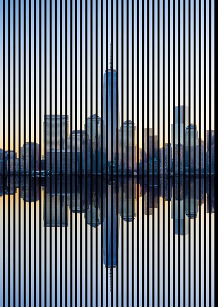 Neuhofer Designový akustický panel „New York“ (Newyork01) Vyberte požadovaný rozměr: NR. 3: 1133 x 2400 mm (2 panely)