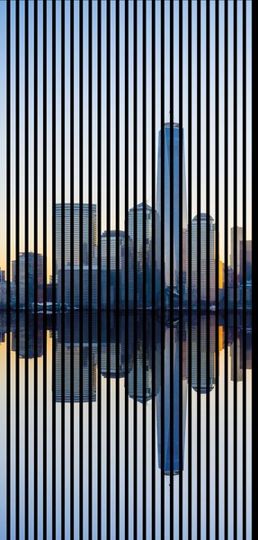 Neuhofer Designový akustický panel „New York“ (Newyork01) Vyberte požadovaný rozměr: NR. 3: 1133 x 2400 mm (2 panely)