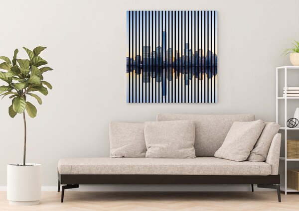 Neuhofer Designový akustický panel „New York“ (Newyork01) Vyberte požadovaný rozměr: NR. 3: 1133 x 2400 mm (2 panely)