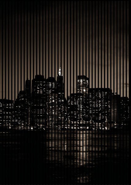 Neuhofer Designový akustický panel „New York II“ (Newyork02) Vyberte požadovaný rozměr: NR. 3: 1133 x 2400 mm (2 panely)