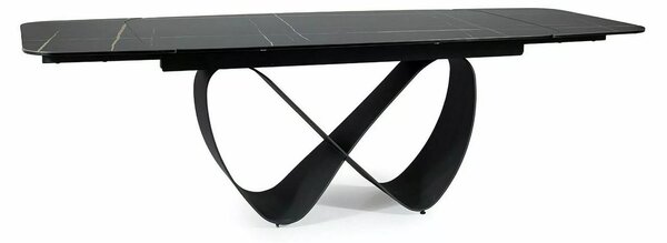 Signal Rozkládací jídelní stůl Infinity 160/240 cm černý mat
