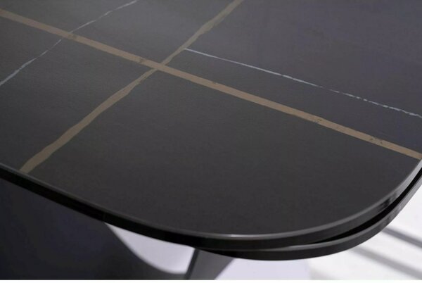 Signal Rozkládací jídelní stůl Infinity 160/240 cm černý mat