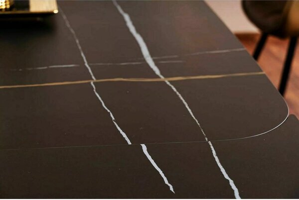 Signal Rozkládací jídelní stůl Infinity 160/240 cm černý mat