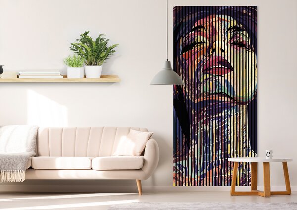 Neuhofer Designový akustický panel „Femme fatale“ (Flash01) Vyberte požadovaný rozměr: NR. 4: 1693 x 2400 mm (3 panely)