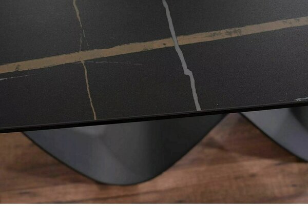 Signal Rozkládací jídelní stůl Infinity 160/240 cm černý mat