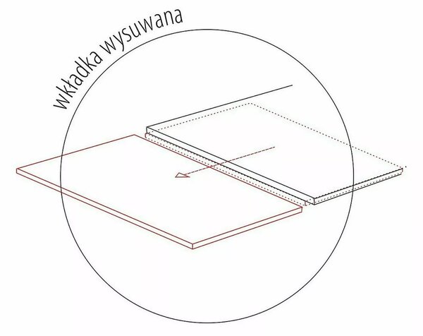 Signal Rozkládací jídelní stůl Infinity 160/240 cm černý mat