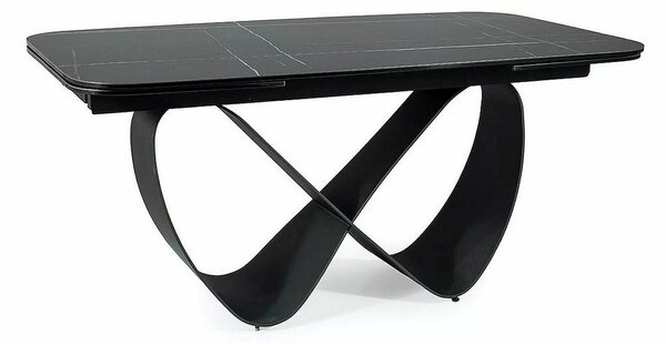 Signal Rozkládací jídelní stůl Infinity 160/240 cm černý mat