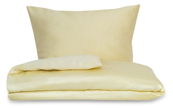 Kvalitex Saténové povlečení LUXURY COLLECTION smetanové 1x 140/200, 1x 70/90cm