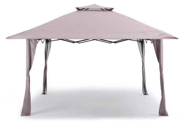 Zahradní altán F360x360 cm šedý HZN106S