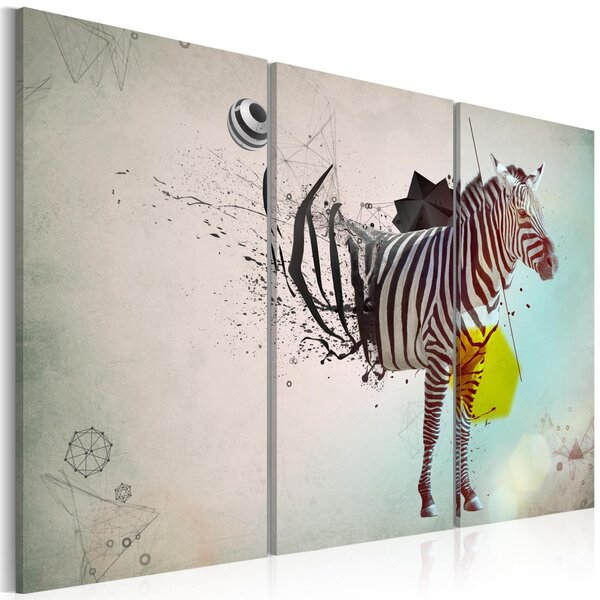Obraz - Zebra - abstrakce 60x40