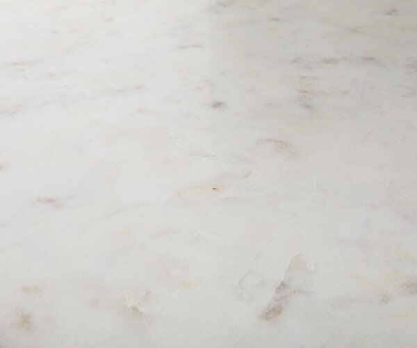 DELIFE Konferenční stolek Marvello 100x50 cm mramor bílá kov zlatá Fusion Finish