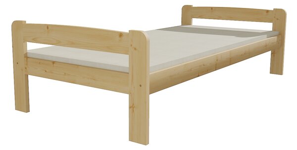 Vomaks unit, s.r.o. Jednolůžková postel VMK009C Povrchová úprava: surové dřevo, Rozměr: 80 x 200 cm
