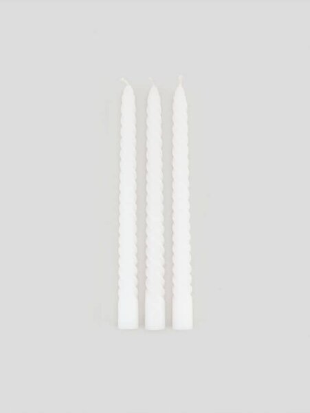 Sinsay - Sada 3 svíček - bílá