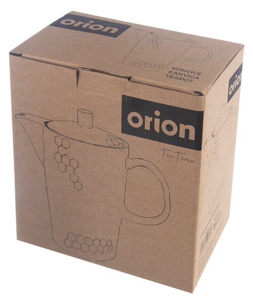 Černá keramická konvice na čaj 1,3 l Tea Time – Orion
