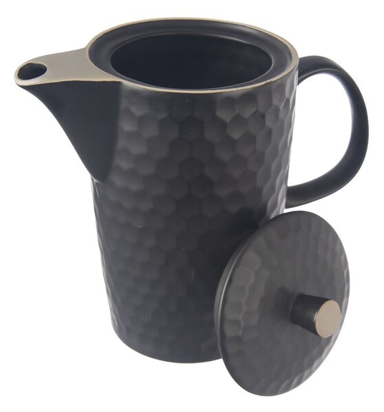 Černá keramická konvice na čaj 1,3 l Tea Time – Orion