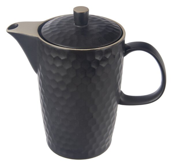 Černá keramická konvice na čaj 1,3 l Tea Time – Orion