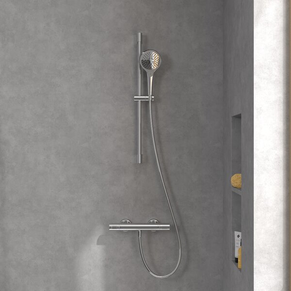Villeroy & Boch Verve Showers sprchová sada na stěnu chrom TVS10900700061