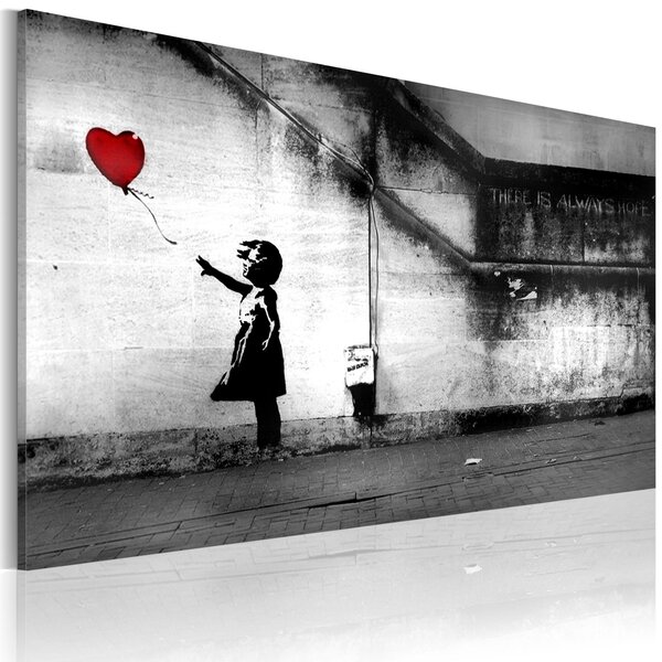 Obraz - Street Art - Naděje (Banksy) 60x40