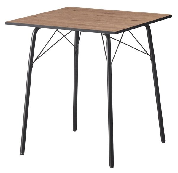 Vikio Jídelní stůl dub artisan černá 70x70 TJS100DA70
