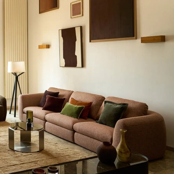 Kave Home Hnědý vlněný koberec Helun 200 x 300 cm