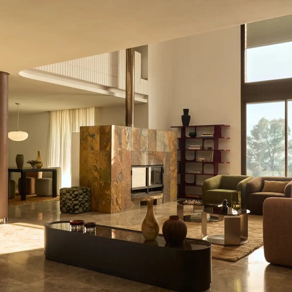 Kave Home Hnědý vlněný koberec Helun 200 x 300 cm