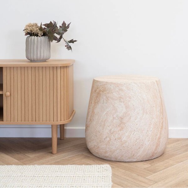 -25 % Dny MOMENTI– Nordic Living Odkládací stolek Bone 47,5 cm
