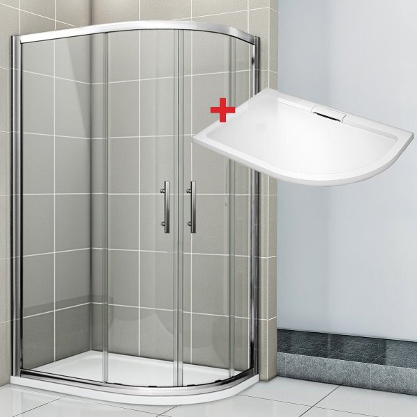 NATALI HARD 120x90 Clear Levý Sprchový kout asymetrický