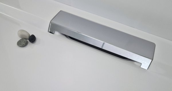 Sifon s krytkou pro sprchové vaničky HARD, chrom
