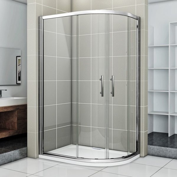 NATALI HARD 120x90 Clear Levý Sprchový kout asymetrický
