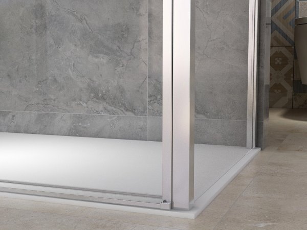 HANY COMBI 80x80 Čiré Sprchová zástěna čtvercová