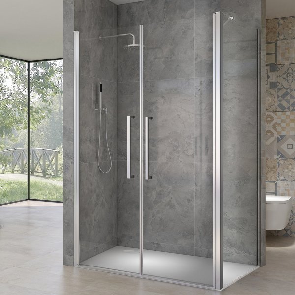 HANY COMBI 80x80 Čiré Sprchová zástěna čtvercová