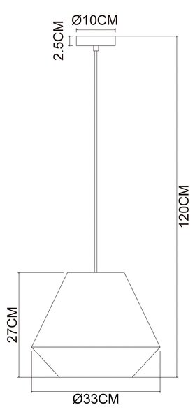 ZÁVĚSNÉ SVÍTIDLO, 33/120 cm Collett's Monde - Online Only svítidla, Online Only