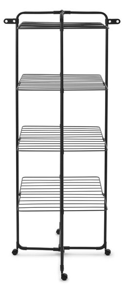 Matně černý sušák na prádlo 30 m HangOn Tower – Brabantia