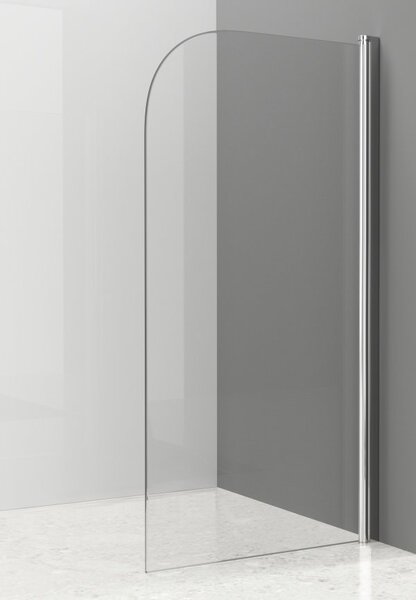 JET NEW Chrom 65 x 140 cm Vanová zástěna jednodílná