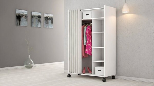 Skříň Kit 93119 bílá/beige - Tvilum