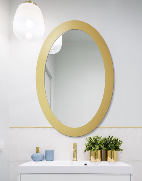 Zrcadlo OVAL Bold Gold