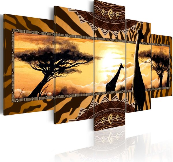 Obraz - Africké žirafy 100x50