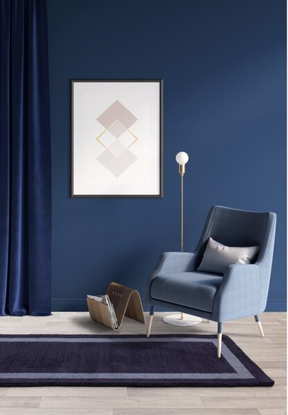 Tribeca Design Kusový koberec Buster Border Navy Rozměry: 68x240 cm