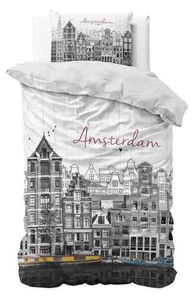 Bavlněné prodloužené povlečení 140x220 cm – Amsterdam