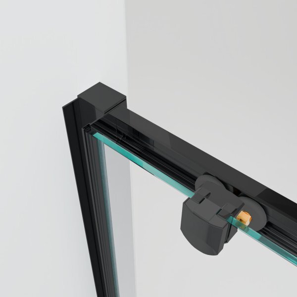 NICOL COMBI Black 100x90 čiré Sprchový kout s posuvnými dveřmi