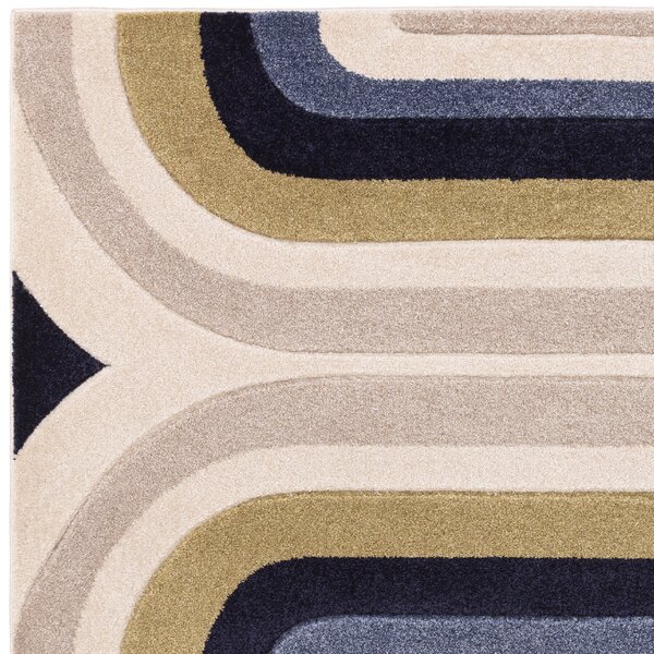 Tribeca Design Kusový koberec Furla Contour Blue Rozměry: 120x170 cm