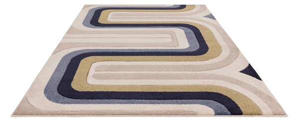 Tribeca Design Kusový koberec Furla Contour Blue Rozměry: 120x170 cm