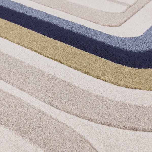 Tribeca Design Kusový koberec Furla Contour Blue Rozměry: 120x170 cm