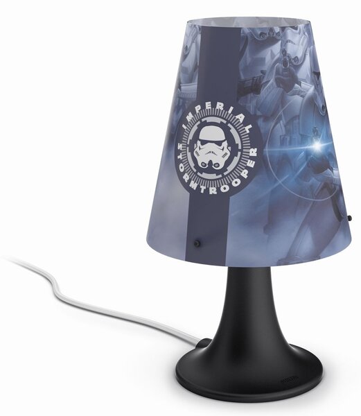 LED Dětská stolní lampička Philips Disney Star Wars 71795/99/16 černá 2700K