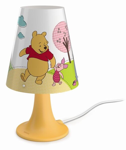 LED Dětská stolní lampička Philips Disney Medvídek Pú 71795/34/16 žlutá 2700K