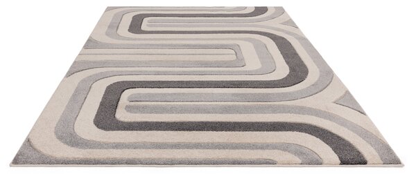 Tribeca Design Kusový koberec Furla Contour Grey Rozměry: 120x170 cm