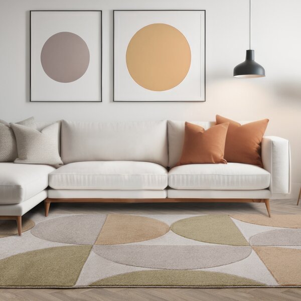 Tribeca Design Kusový koberec Furla Curve Ochre Rozměry: 200x290 cm