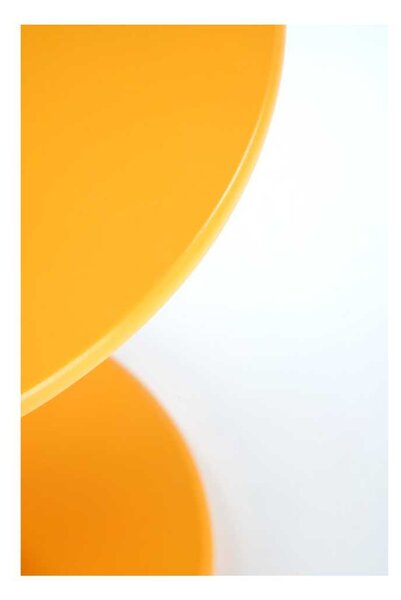 Konferenční stolek Rondel, žlutá