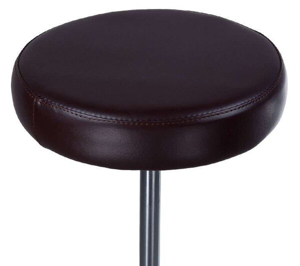 LuxuryForm DESIGN Taburet PING na podstavě s kolečky - černý