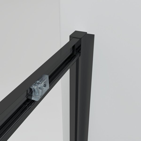 NICOL COMBI Black 100x90 čiré Sprchový kout s posuvnými dveřmi